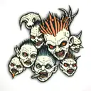 tiny mutant babies spiked head like pinback from hellraiser tattoo design idea