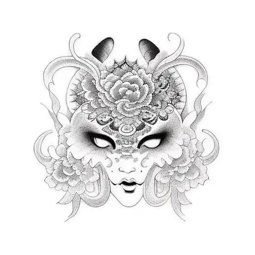 Una chica cansada de Darmucho amor tattoo design idea