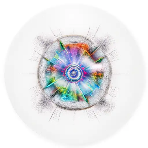 magic circle, mysthic, fantasie tattoo design idea