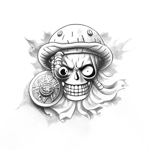 one piece tattoo design idea