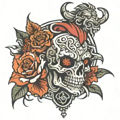 Fear God tattoo design idea