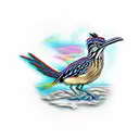 roadrunner  tattoo design idea