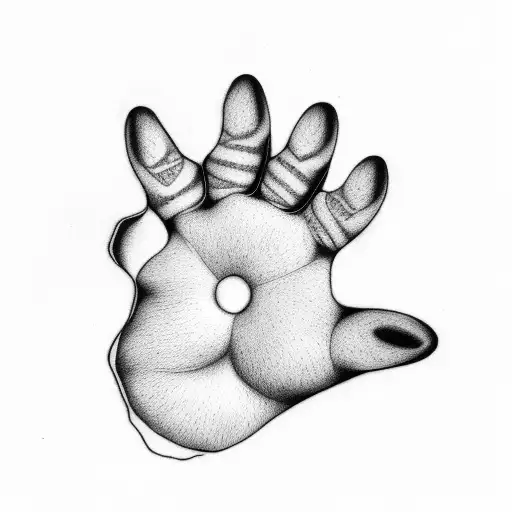 dog paw colorfull fether  tattoo design idea