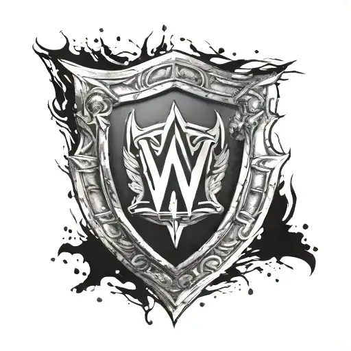 WWE Shield  tattoo design idea