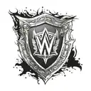 WWE Shield  tattoo design idea