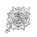 Sailor Live on ship tattoo design idea