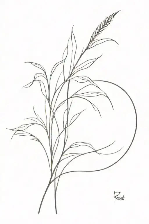 reed bends tattoo design idea