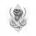 basilisk tattoo design idea