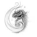 basilisk tattoo design idea