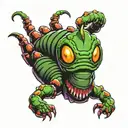 tokyo ghoul centipede tattoo design idea