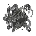 computer chip tattoo design idea