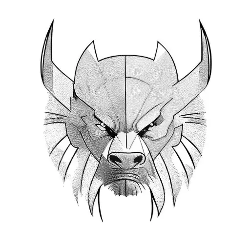 wolverine tattoo design idea