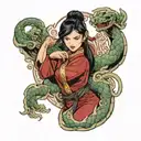 ying Li from shang chi tattoo design idea