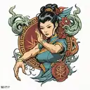 ying Li from shang chi tattoo design idea