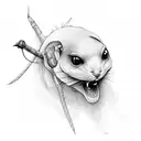 Cherry tattoo design idea