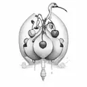 Cherry tattoo design idea