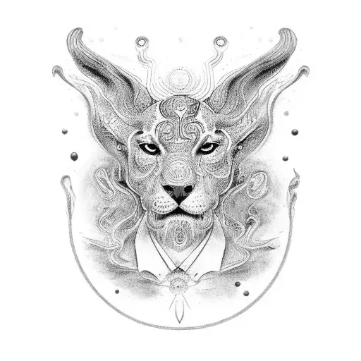 The work of Sigmund Freud and Carl Gustav Jung combined in one picture tattoo design idea