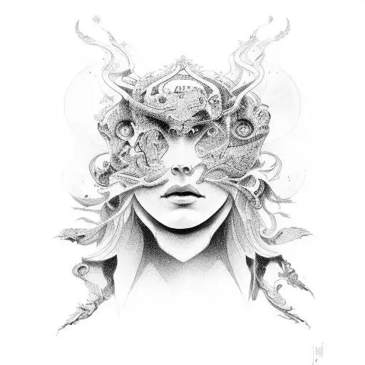 unconscious by carl jung tattoo design idea