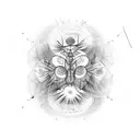 The work of Sigmund Freud and Carl Jung in one picture combined with text tattoo design idea