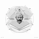 The work of Sigmund Freud and Carl Jung in one picture combined with text tattoo design idea