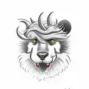 Sam Sheepdog strangles Ralph Wolf While the Tasmanian Devil steals all the sheep tattoo design idea