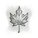 Maple Leaf tattoo design idea