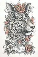 I fell in a concrete jungle tattoo design idea