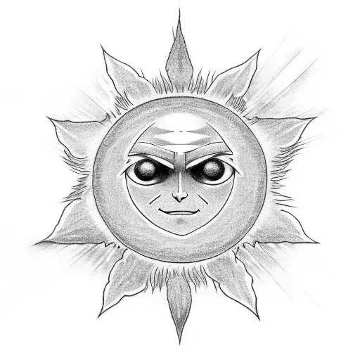 berserk anime tattoo eclipse and the behelit necklace around the sun  tattoo design idea