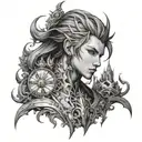 final fantasy 16 tattoo design idea