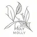 name Molly tattoo design idea