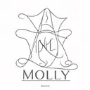 name Molly tattoo design idea