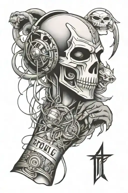 90s hiphop sleeve on arm with mf doom, Big L, Tupac, Wutang clan, Kendrick lamar, J Cole tattoo design idea