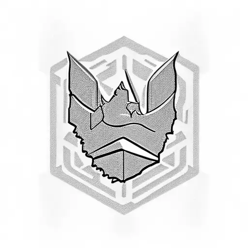 A military dog tag with the coordinates of Slavonski Brod tattoo design idea