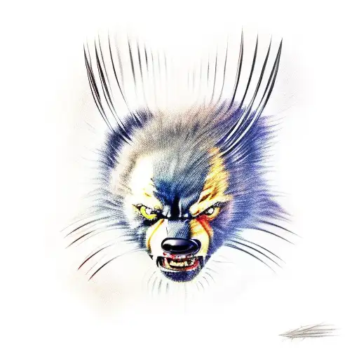 Wolverine  tattoo design idea