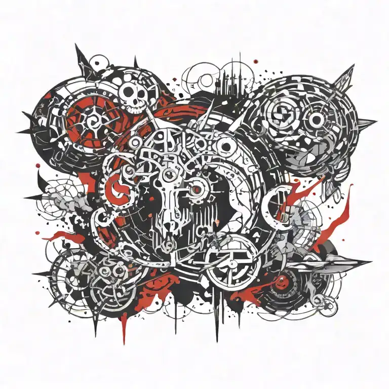 tattoo symbolizing fate norse mythology tattoo design idea