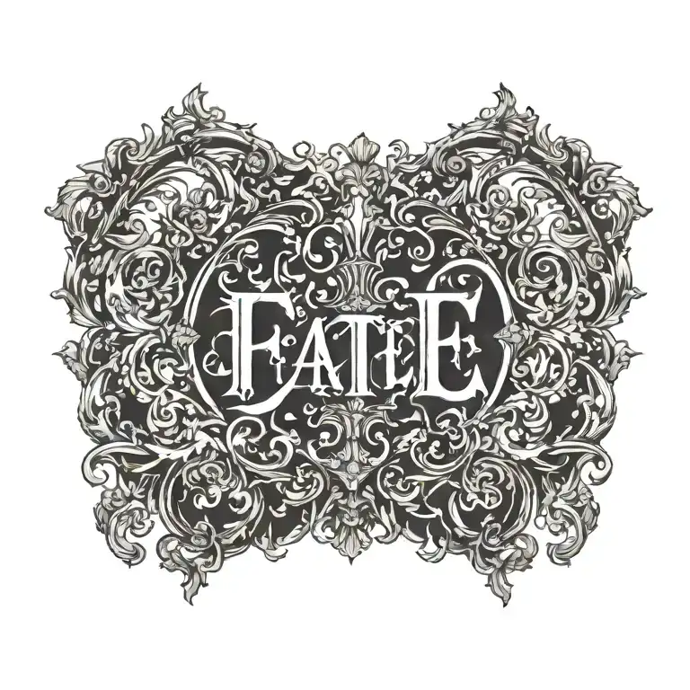fate tattoo design idea