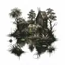 swamp tattoo design idea