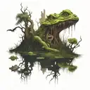 swamp tattoo design idea