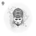 Paul Simon photograph from his album: still crazy after all these years tattoo design idea
