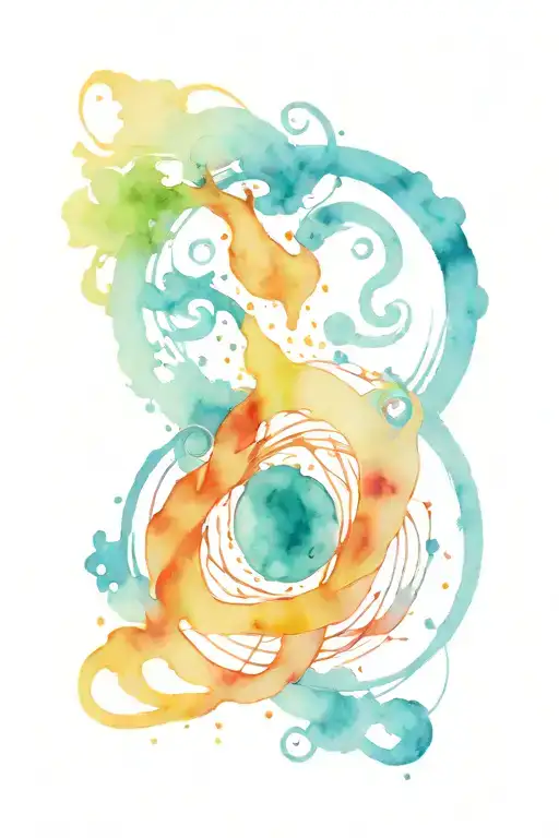 Strength Wisdom Charm Enigma tattoo design idea