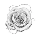 Rose and snake tattoo design idea