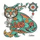 catalina tattoo design idea