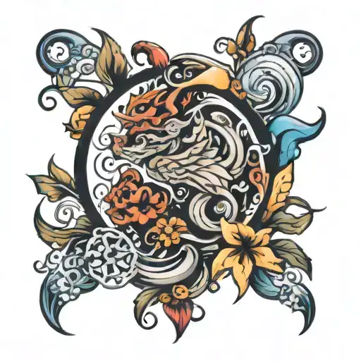 24 hour person tattoo design idea