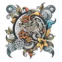 24 hour person tattoo design idea