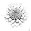 Chrysanthemum tattoo design idea