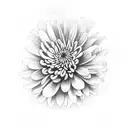 Chrysanthemum tattoo design idea