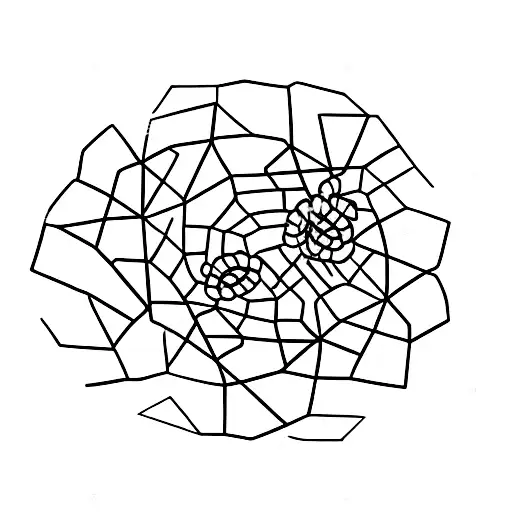 Money tree growing from a DNA helix tattoo design idea