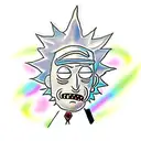 Rick and Morty tattoo design idea