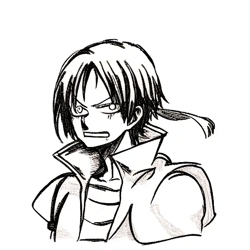 anime, full metal alchemist, one piece, luffy. tattoo design idea