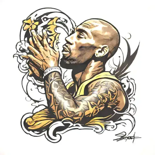 kobe bryant tattoo design idea